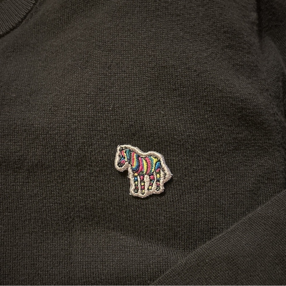 PS Paul Smith black zebra logo crew neck, NWOT. Size Xs - Picture 4 of 6